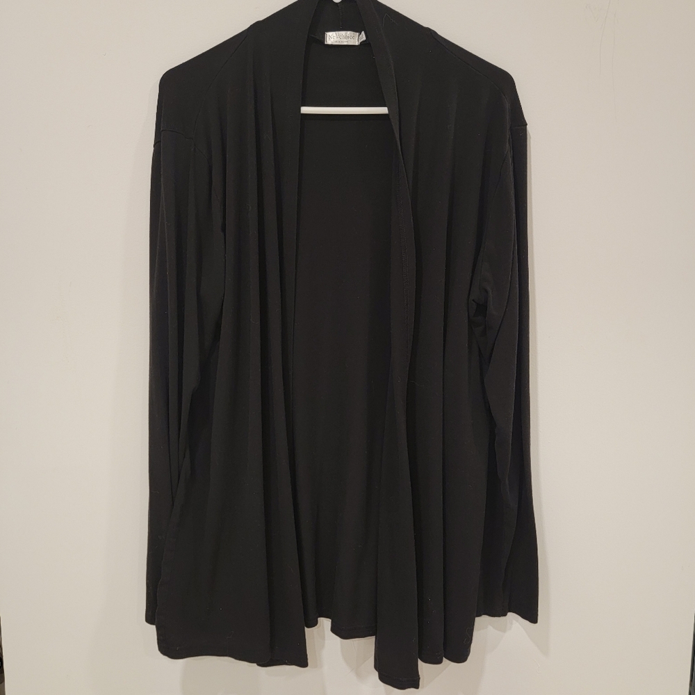 Newchoice Black Women's Basic Cardigan XL